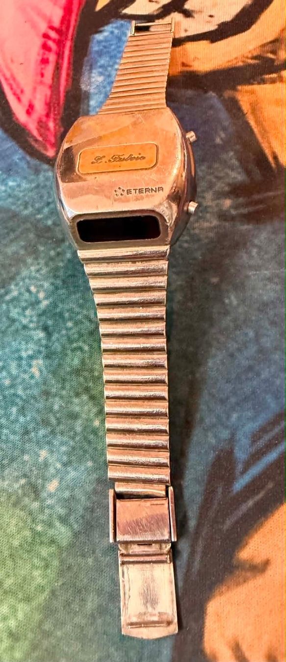 Eterna Orologi: Orolorgio ETERNA Driver LED Cal. 9392 del 1977 – Usato da Giubiasco venduto da Ticinerd