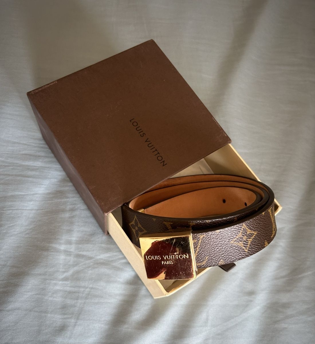 Louis Vuitton Gürtel: Louis Vuitton Gürtel Monogram Canvas Größe 90 – Gebraucht aus Zürich von hatykb
