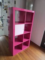 IKEA Kallax pink mit Türe