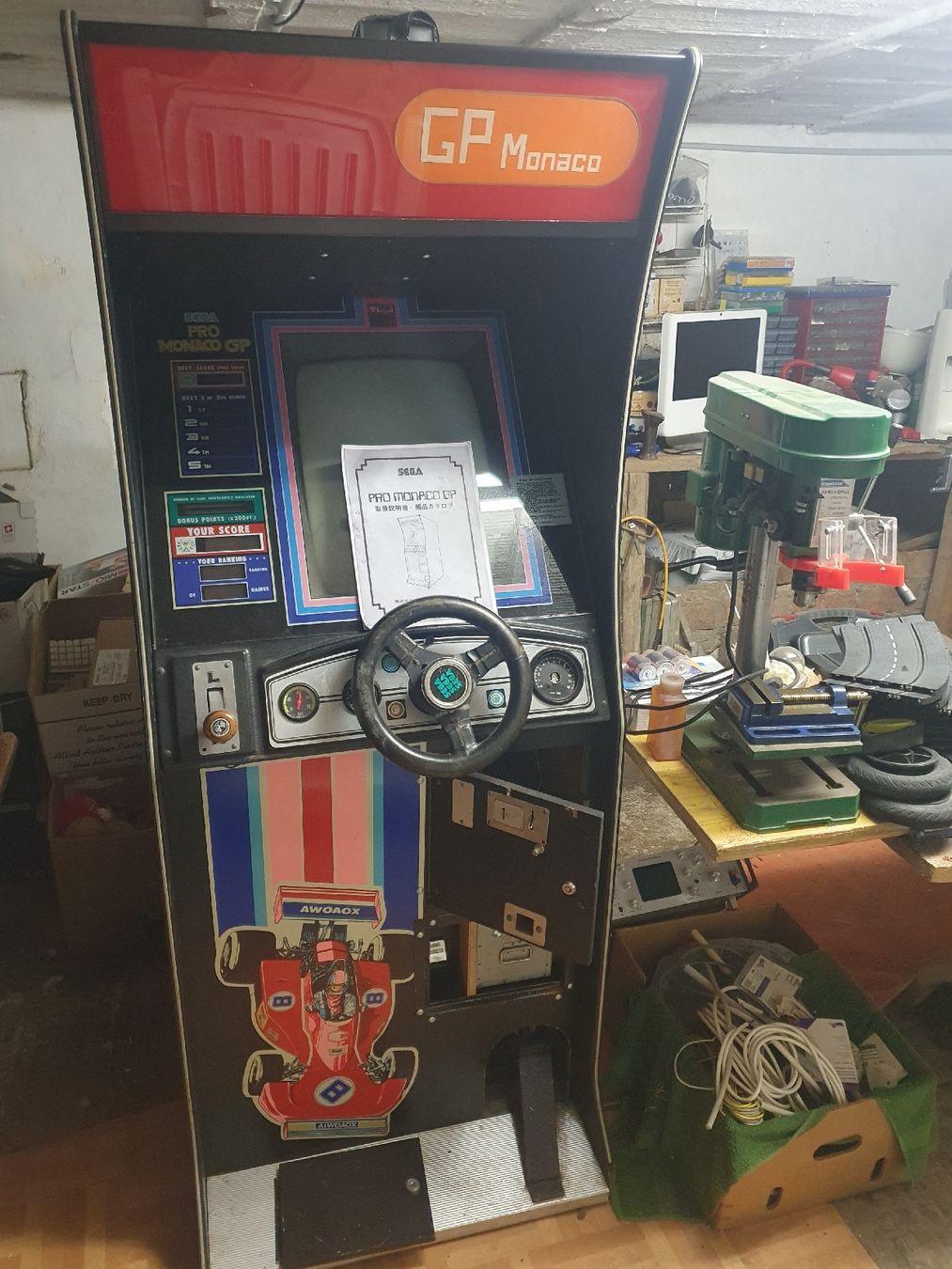 Sega Giochi: borne arcade Monaco GP Sega – Usato da Oron-le-Châtel venduto da Chrisvintage