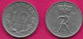 1 Oere Dänemark 1962