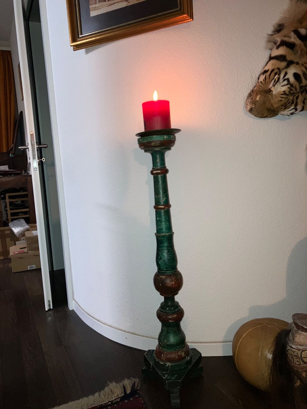 Portacandele: Kerzenständer (Altar-) antik – Usato da Zürich venduto da ylluw50 4
