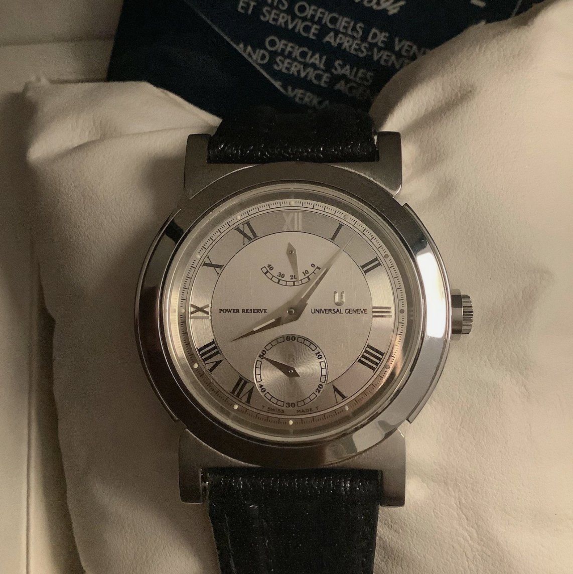 Universal Genève Orologi: Universal Genève 828.100  - Fullset, ungetragen, NOS – Nuovo (secondo la descrizione) da Arlesheim venduto da treppe3 2