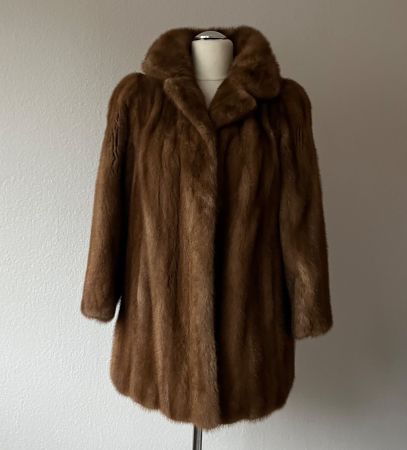 Vintage Nerzmantel – Cocoon-Schnitt – Trendpiece