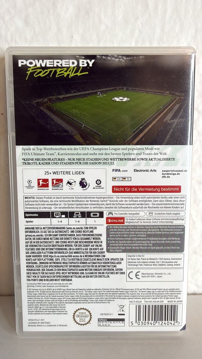 Nintendo Giochi: FIFA 22 Legacy Edition - Nintendo Switch, Excellent! – Usato da Ehrendingen venduto da bubulence 1