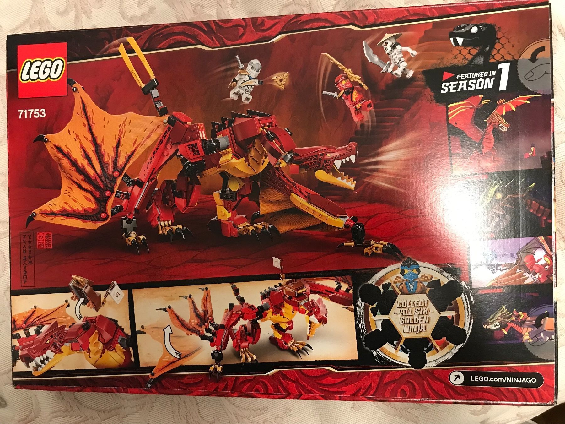 Lego Baukästen: Lego Ninjago Feuerdrache 71753 OVP – Neu und originalverpackt aus Basel von Swi-7621 1