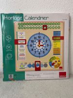 Goula Lernuhr Kalender aus Holz  Fr.