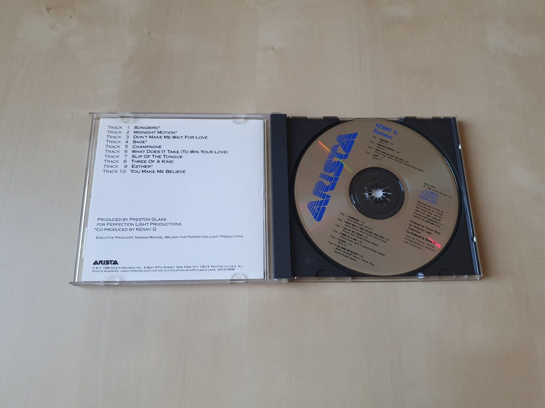 CD: Kenny G Duotones – Usato da Stansstad venduto da collectorsshop 2