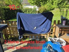 Thermo Master Pferde Decke, blau, defekt, nur 5.-!
