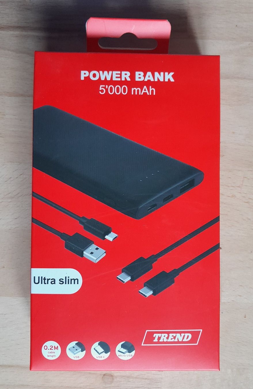 Caricabatterie: Power Bank 5000 mAh – Nuovo e nell'imballaggio originale da Bad Ragaz venduto da ejukova