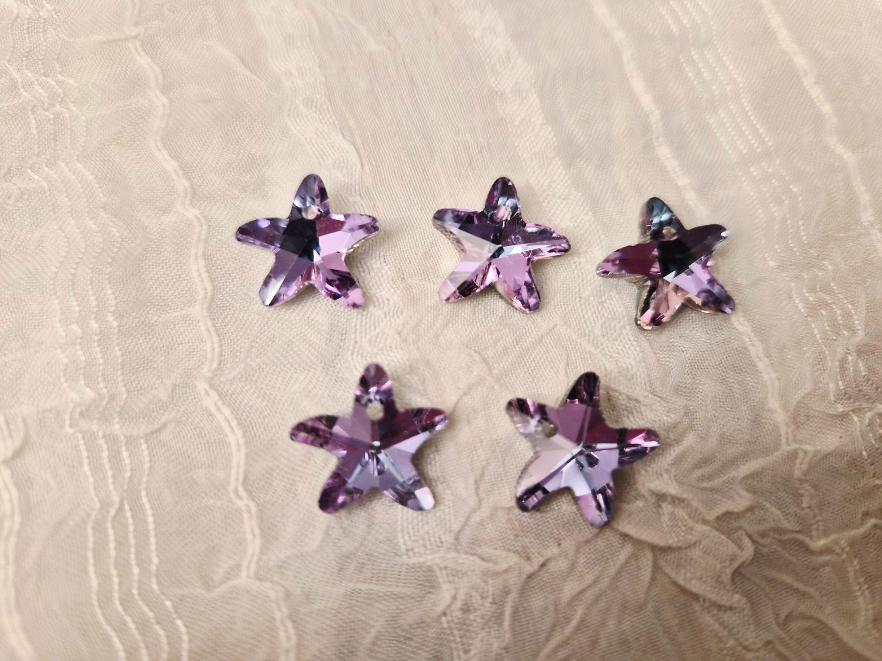 Perle (finte): Glas Seestern Perlen 14mm 5 stk nr5 – Nuovo (secondo la descrizione) da Dietikon venduto da Eleda 1