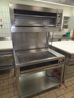 Elektrogrill mit Salamander Chromstahl massiv