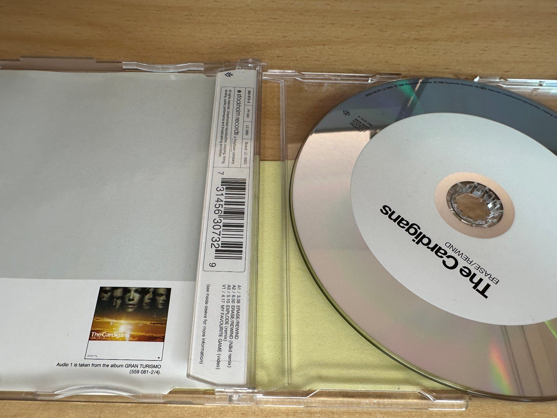 CD: The Cardigans – Erase/Rewind - Single CD – Usato da Rikon im Tösstal venduto da Alpenmutz 1