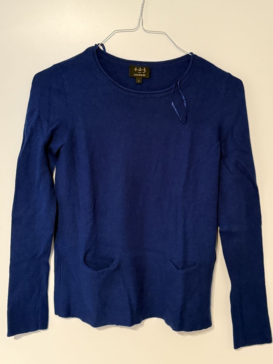 Maglioni & Felpe: 123 - Cashmere Pulli Damen - Grösse S - Blau – Usato da Zürich venduto da Chriscs17