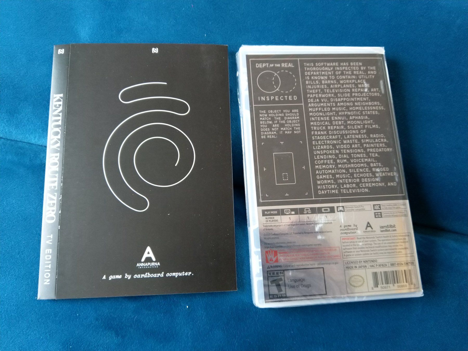 Giochi: Kentucky Route Zero - Nintendo Switch - sealed / neu – Nuovo e nell'imballaggio originale da Dielsdorf venduto da alpina.j 1