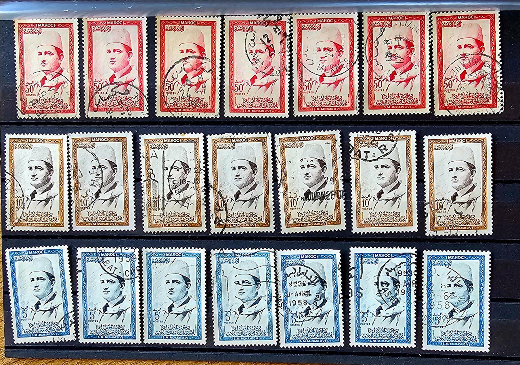 Tutti i francobolli: MAROC timbres anciens – Usato da Les Valettes venduto da Nuba1