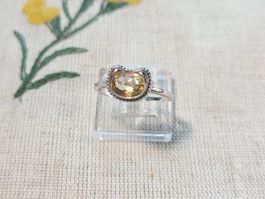 NEW - S925 Citrine Ring (Adjustable)