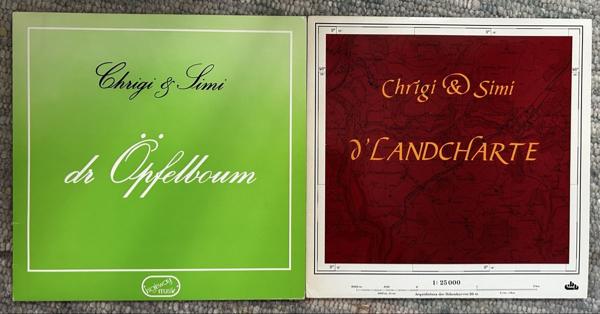 Vinyles: 6 LPs Chrigi und Simi, Jacques Dutronc, Joe Dassin – D'occasion à Lengnau BE par AgriOttu 1