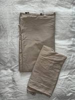 Bettbezug + Kissenbezug by /Riab in Taupe (braun), Baumwolle