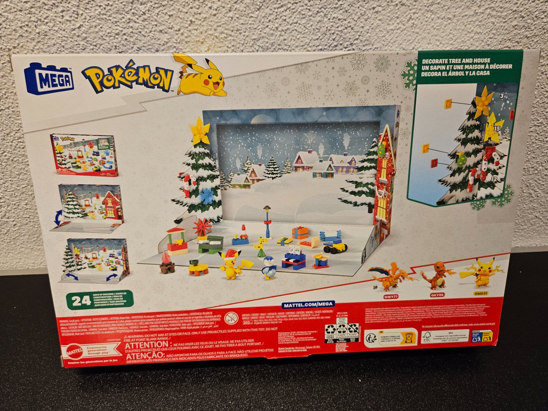Calendari: Neu - Adventskalender - Mega Pokémon – Nuovo e nell'imballaggio originale da Dagmersellen venduto da Jarsetz_Restposten 1
