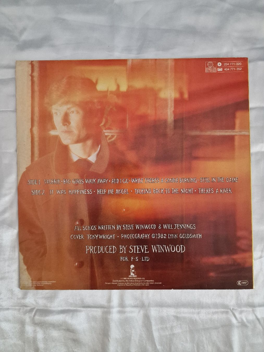 Schallplatten: Steve Winwood - Talking back to the Night – Gebraucht aus Pfaffnau von gunport 1