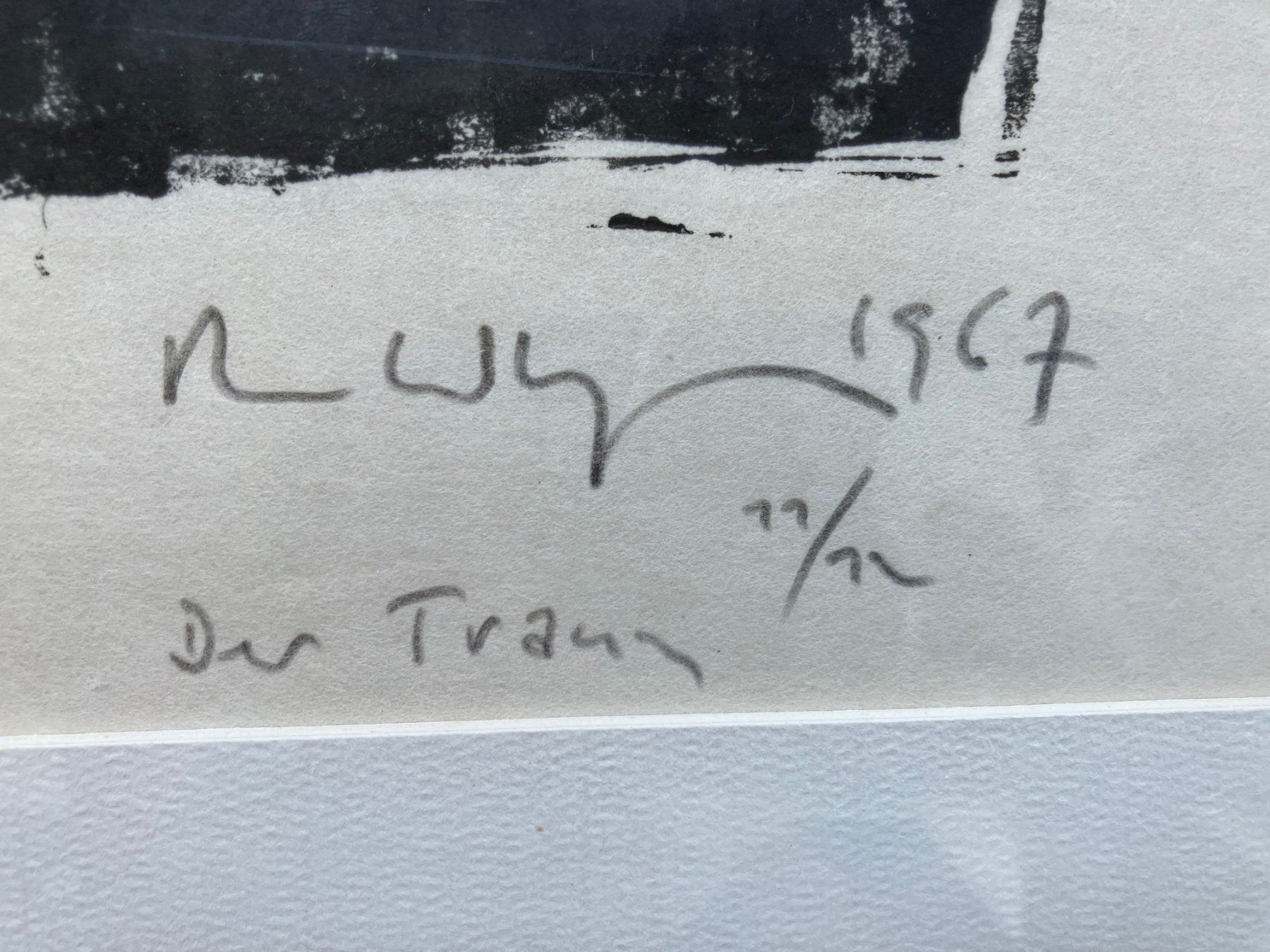 Holzschnitte: Holzschnitt "Der Traum" von Robert Wyss 1967 – Gebraucht aus Winterthur von Barunggeli 4