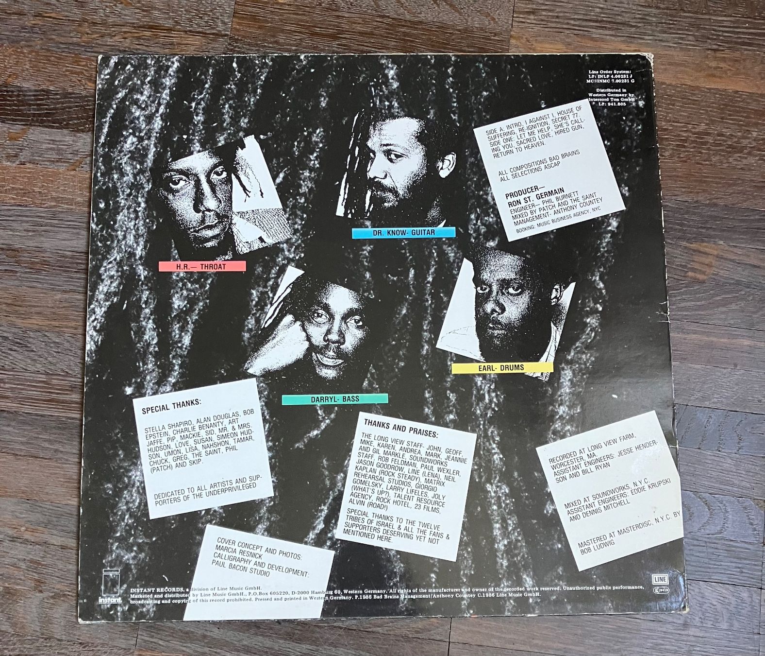 Dischi in vinile: BAD BRAINS - I AGAINST I – Usato da steffisburg venduto da Dstauffer 2