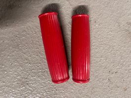 Retro Velo Griff-Set, rot, Vintage Look, NEU NOS