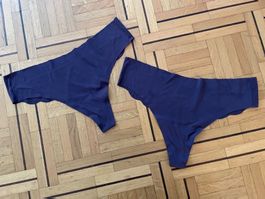 Lot de 2 tangas - Sloggi Zero Invisible violet - XL