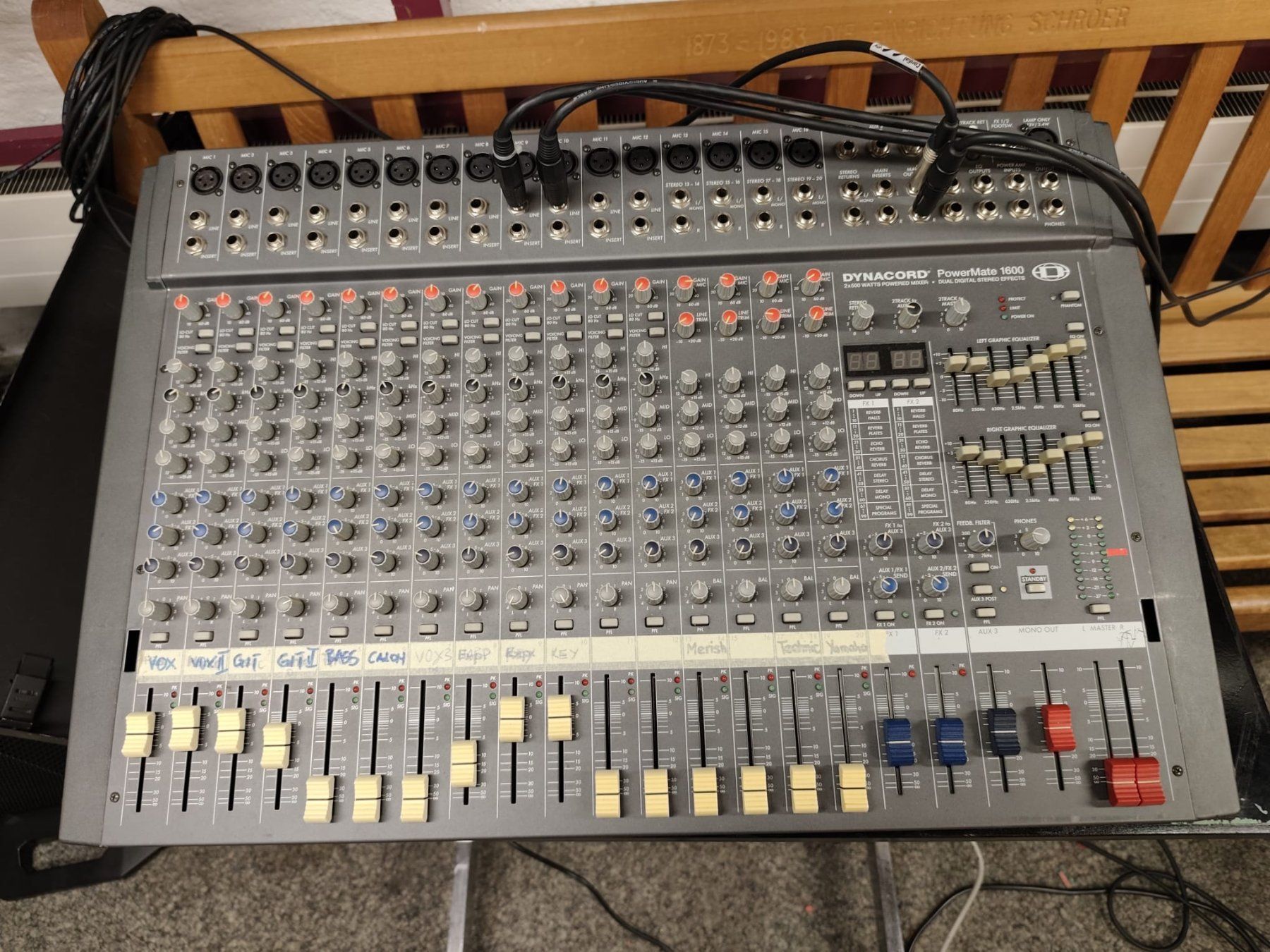 Dynacord Console di mixaggio: PA - System – Usato da Luzern venduto da Henki 2