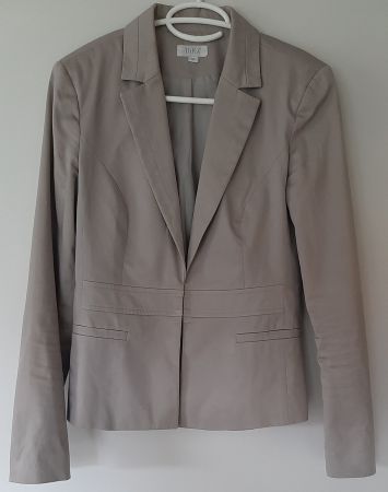 Damen business office jacke blazer cream Gr. 38