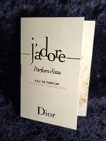 Parfüm Muster J'adore Parfum d'Eau