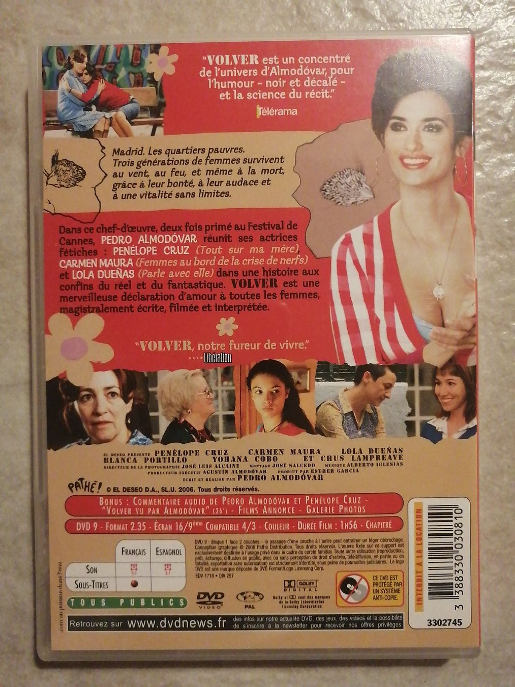 Tutti i DVDs: Volver de Pedro Almodovar – Usato da Chernex venduto da ced_zt5y 1