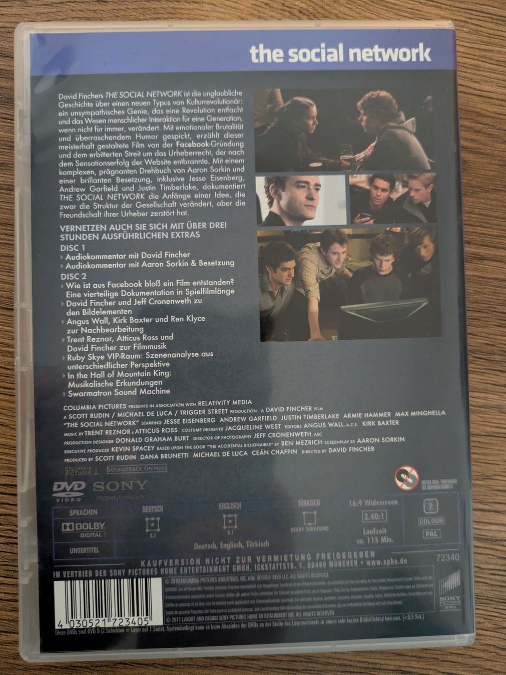Tutti i DVDs: DVD The social network – Usato da Wangen an der Aare venduto da eggerclaudia 1