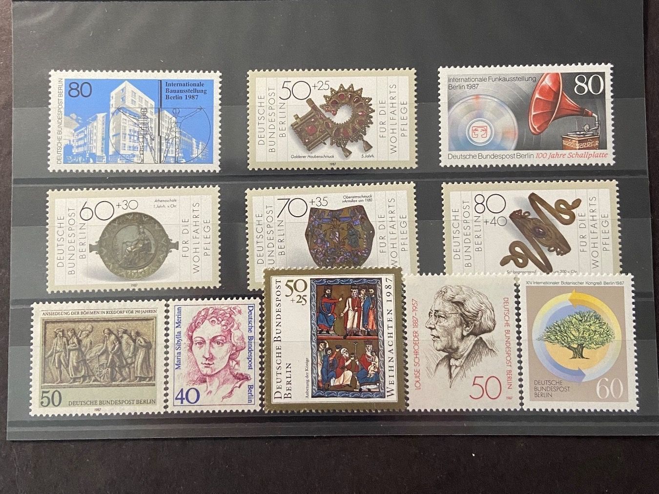 Alle Briefmarken: Berlin 1987 Jahresausgabe  ** – Gebraucht aus Wil SG von fva01 2