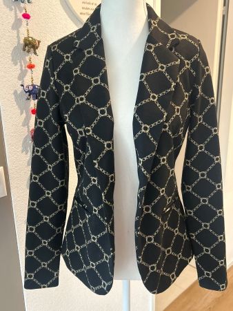 Blazer schwarz mit Muster  von ICHI Gr. S