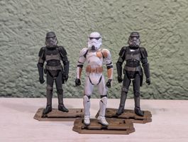 Star Wars Stormtrooper & Shadow Trooper Actionfiguren