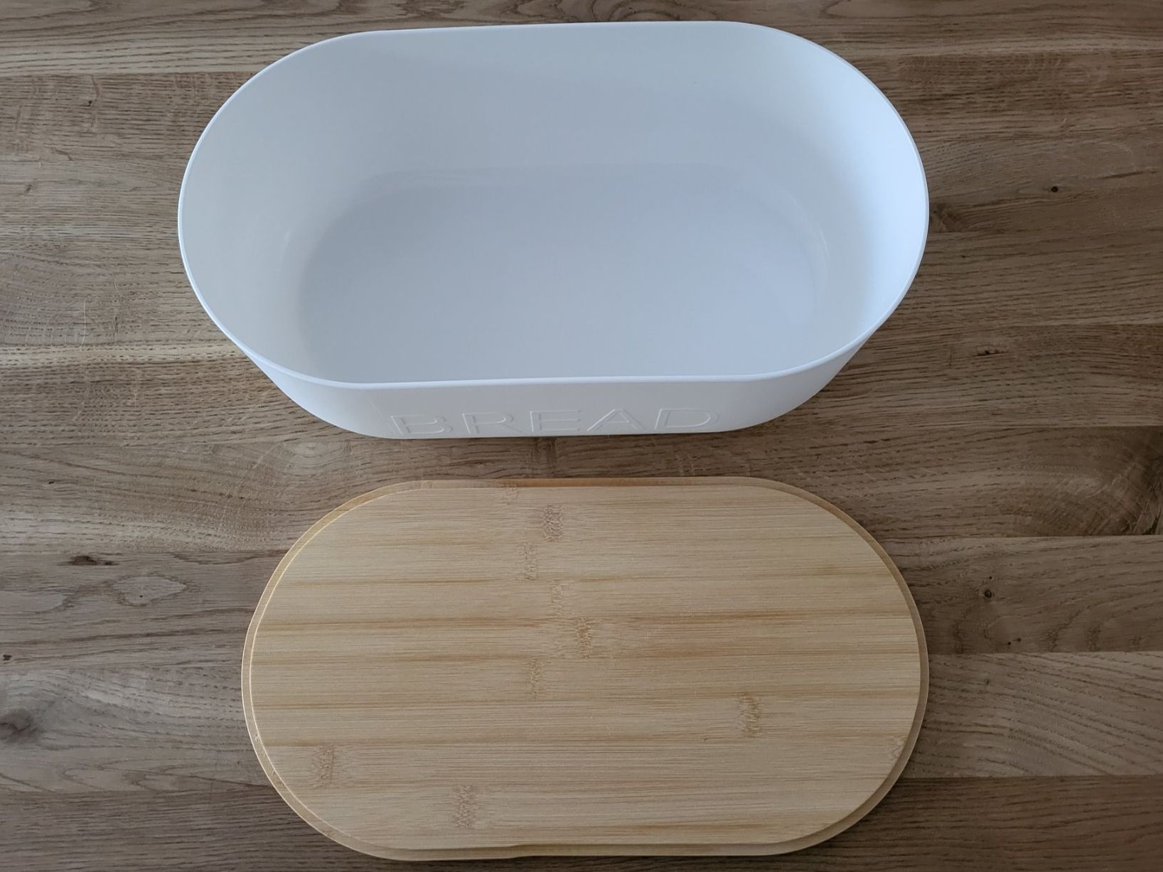 Contenitori & Simili: Brotdose mit Bambusdeckel, weiss – Nuovo e nell'imballaggio originale da Waltenschwil venduto da creativeline 2