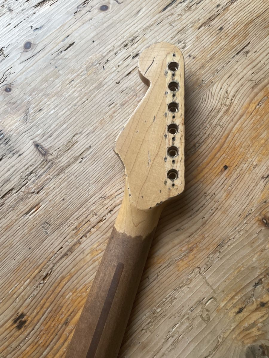 Fender Musikinstrumente: Fender Stratocaster Hals - Helles Ahorn - Relic  – Gebraucht aus Escholzmatt von VooDrive_fuzz 4