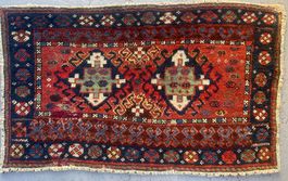Ancienne face de sac des tribus kurdes (Perse)  vers1900