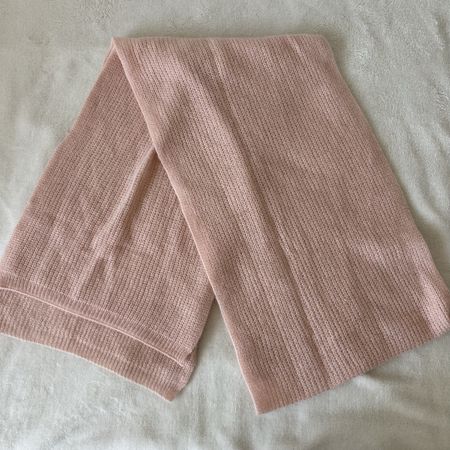 Écharpe en cachemire 100% rose  