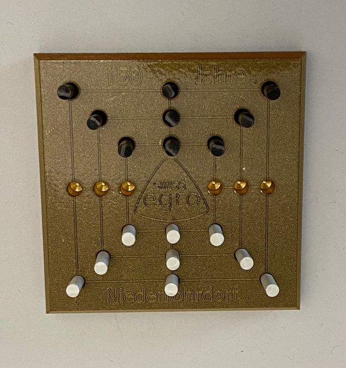  Mini Mühle Spiel Messing mit Anleitung (Gebraucht) in Fislisbach für Illustration 