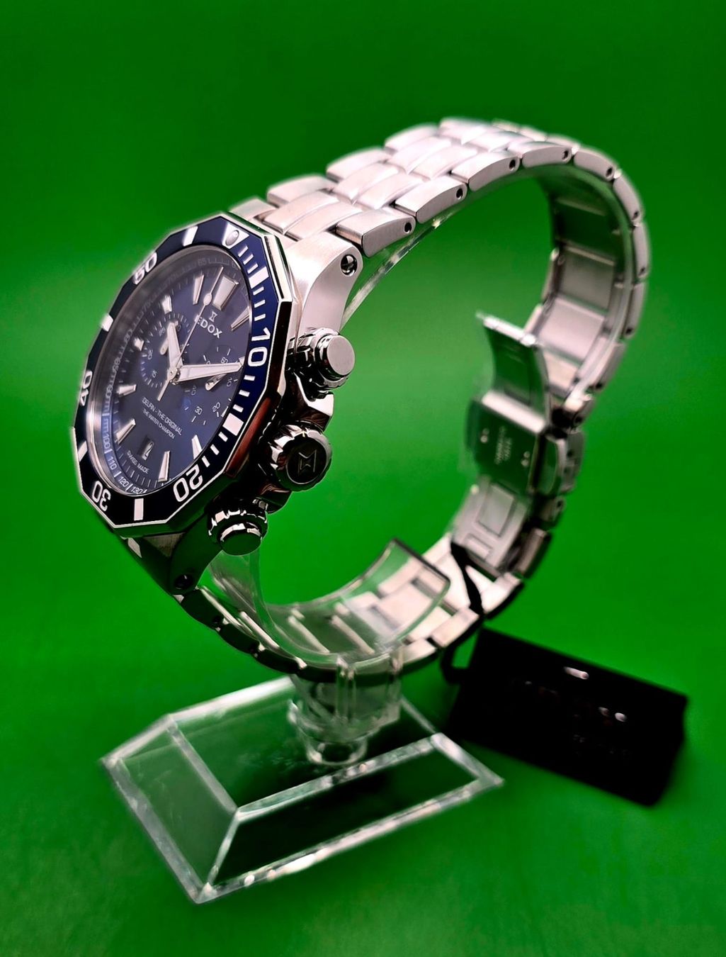 Edox Orologi: EDOX CHRONOMETER DATE HYDRO-SUB SWISS MADE SAPPHI – Nuovo e nell'imballaggio originale da Neftenbach venduto da Taschen-Uhren 7