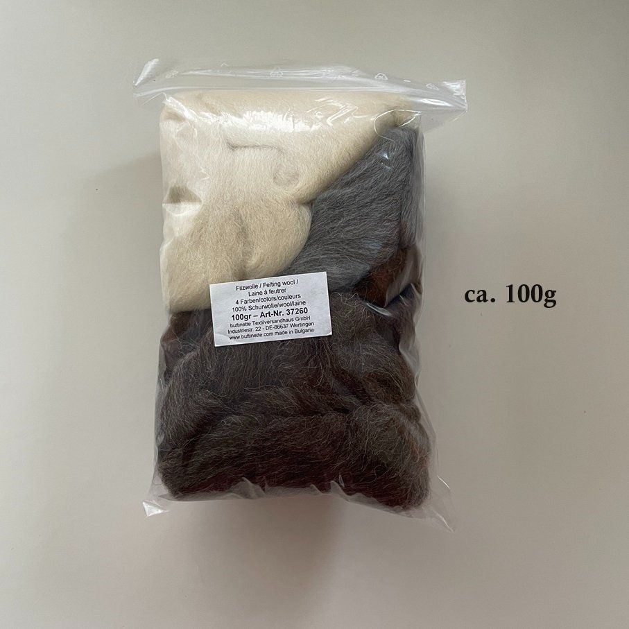 Wolle: Filzwolle Merino - Set – Neu (gemäss Beschreibung) aus Thun von Rowaner 1
