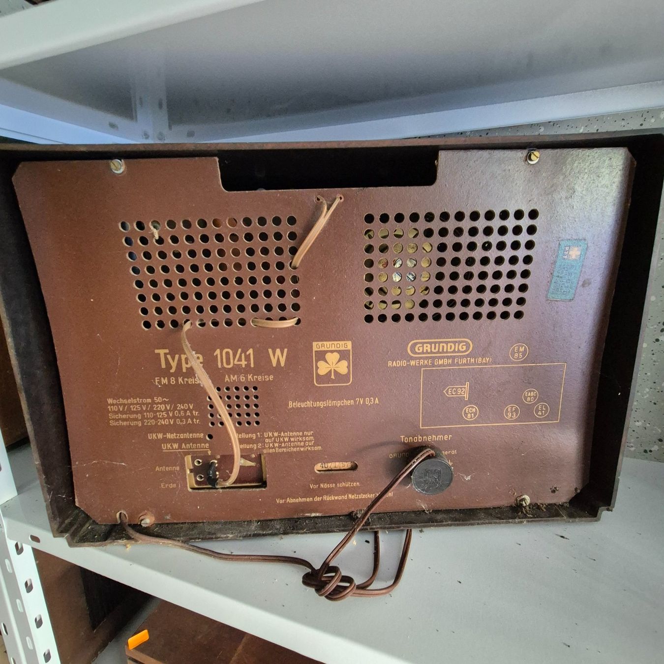 Grundig Radio: Röhrenradio Grundig – Usato da Koblenz venduto da WSBS_4067 1