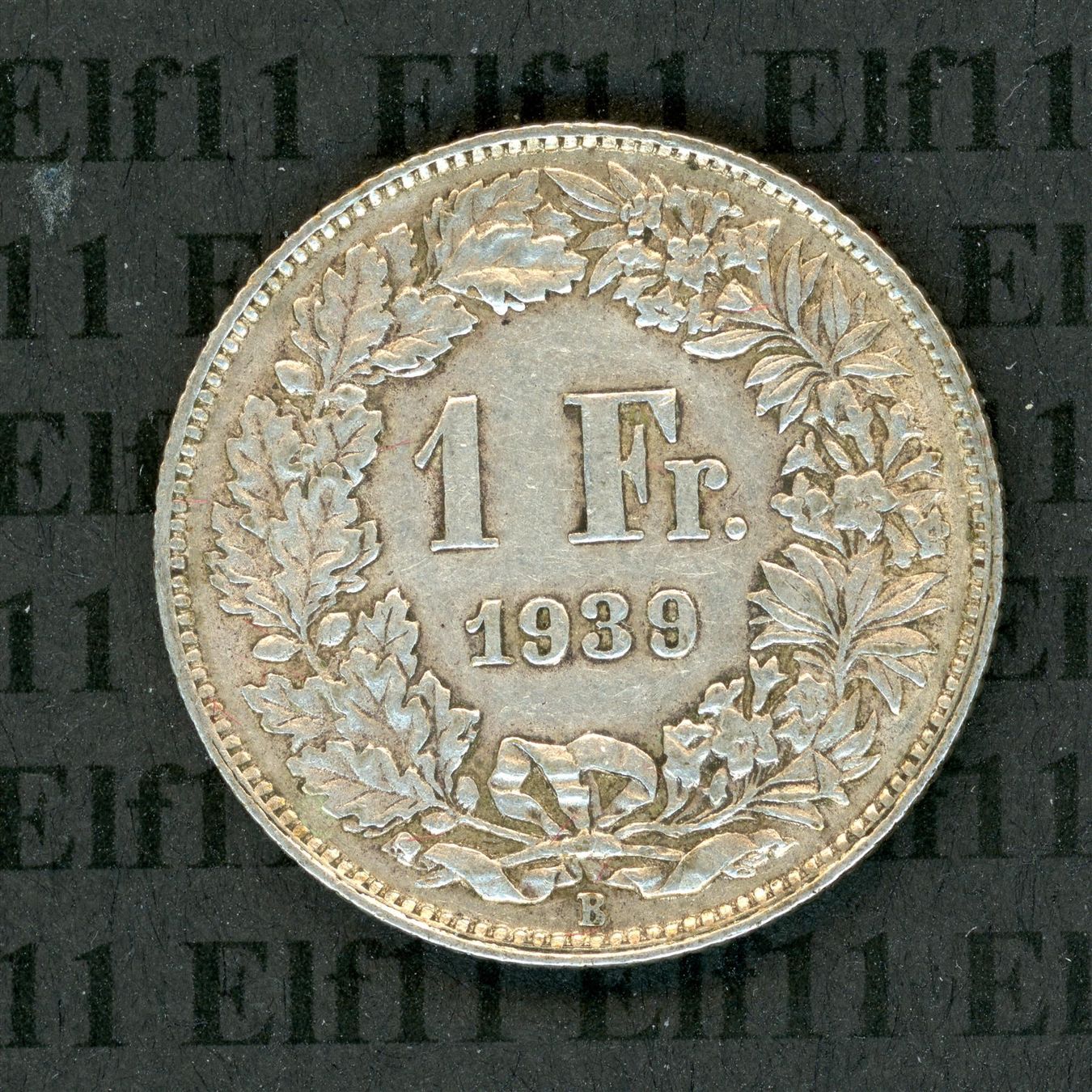 Alle Münzen: CHF___1.00 1939 vz-unz 1 Franken – Gebraucht aus Widnau von Elf11