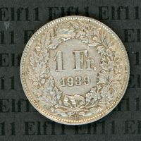 CHF___1.00 1939 vz-unz 1 Franken