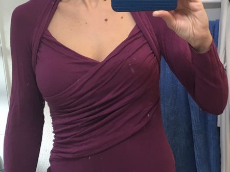 Marella Shirt, Grösse M, pink, ultra sexy Ausschnitt