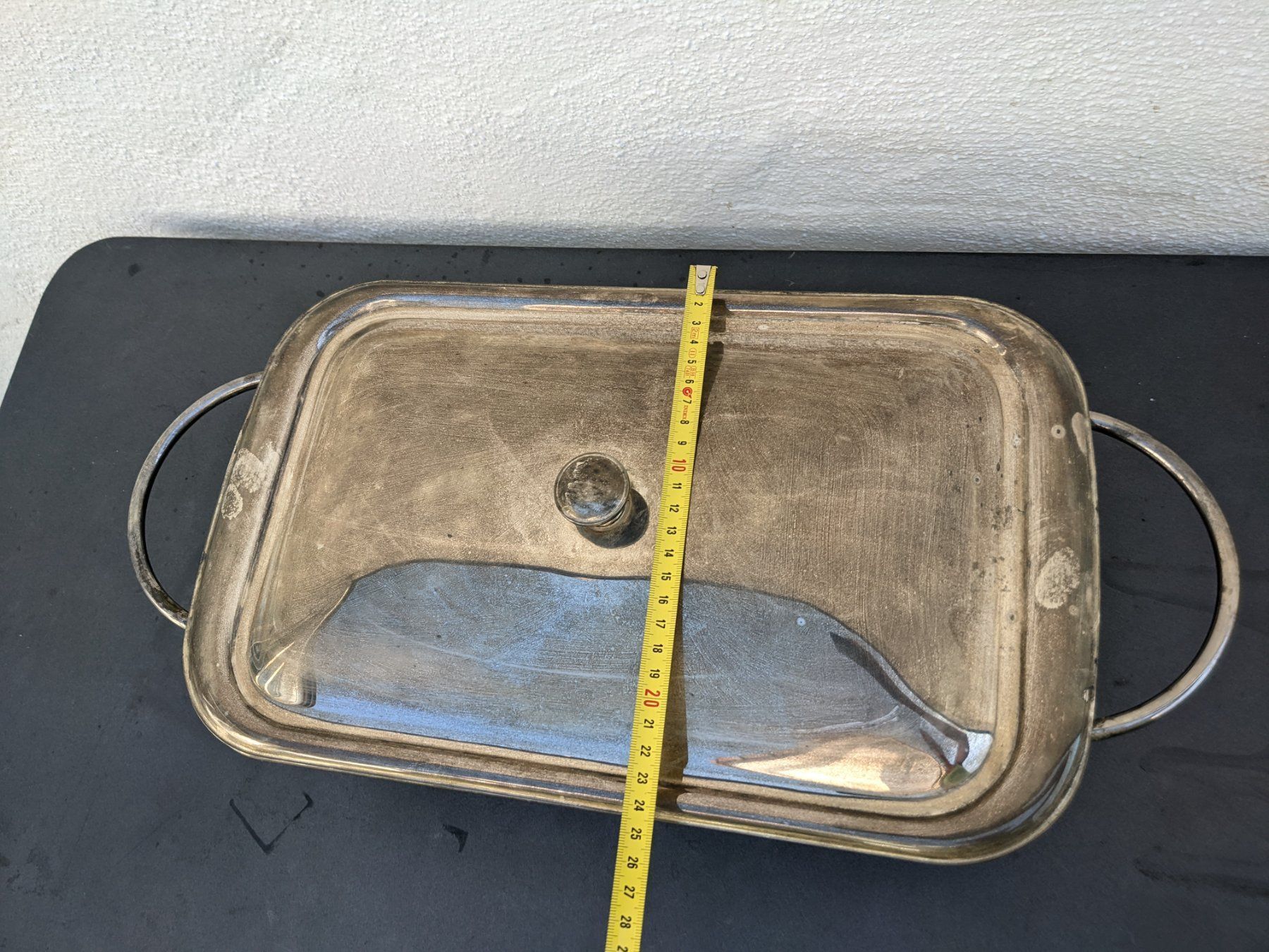 Elettrodomestici da cucina: Gratinform Servierplatte Set aus Glas mit Deckel u. Rechaud – Usato da Ermatingen venduto da trendyquitaeten 3