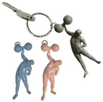 Plastikfigur und Schlüsselanhänger von Amar Kola
